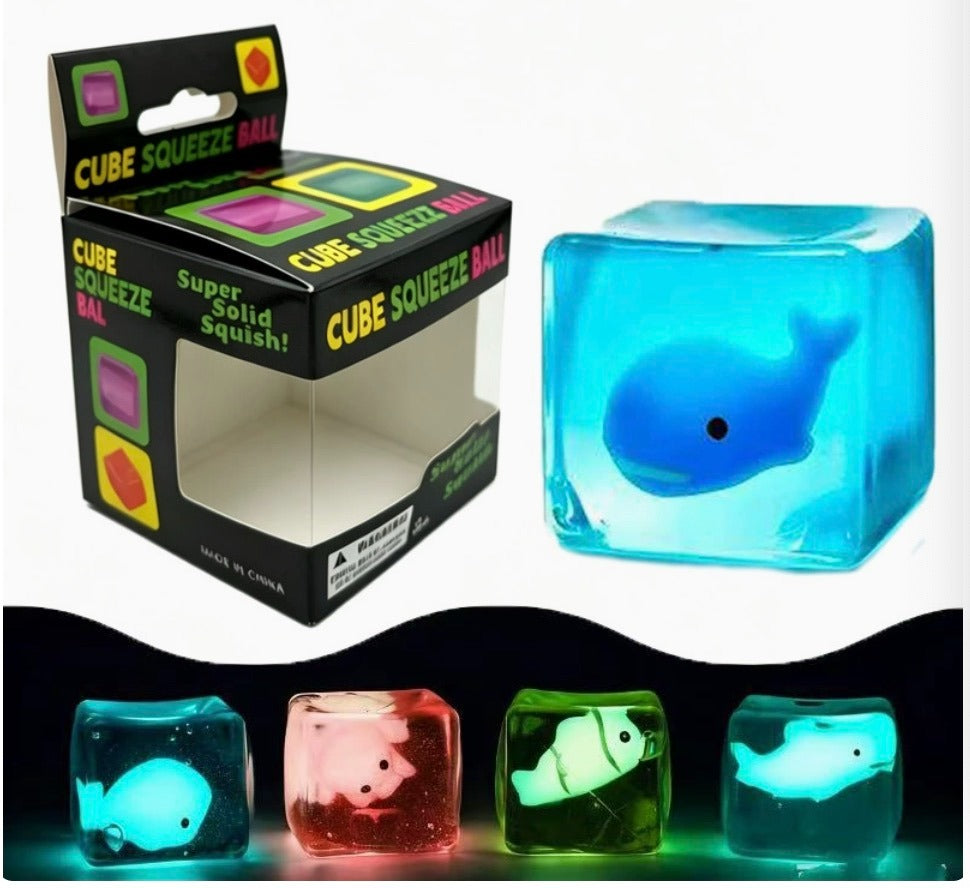 Animal Cube Squeeze Ball
