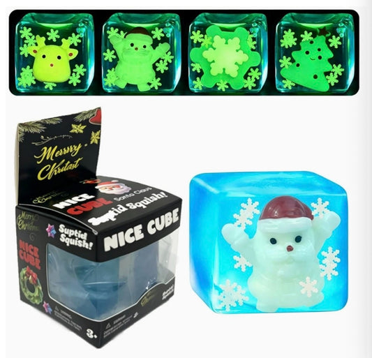 Holiday Cube Squeeze Ball